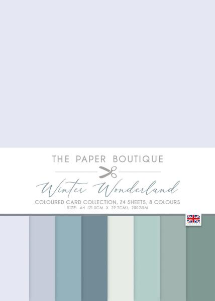 The Paper Boutique - Colour Card Collection  -  Winter Wonderland  - A4 - Cardstock