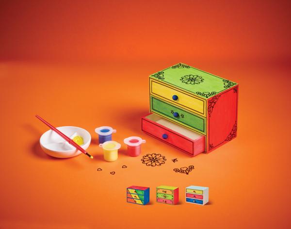 House of Crafts - Painting Kit - Chest of Drawers - Bastelkit 