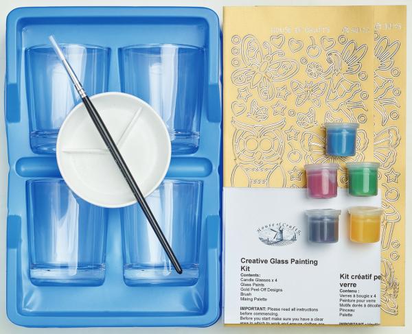 House of Crafts - Painting Kit - Creative Glass - Bastelkit 