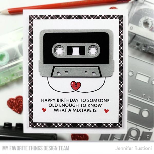 My Favorite Things Stempelset "Mixtape Sentiments" Clear Stamp