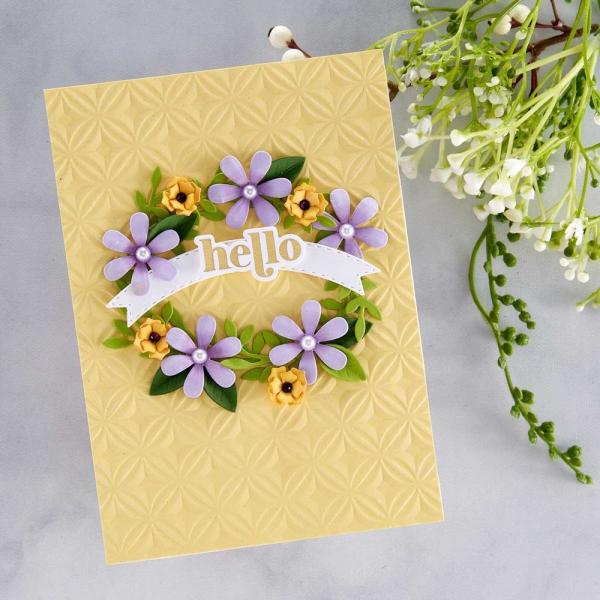 Spellbinders - Embossingfolder - "Orange Peel Quilt 3D" - Prägefolder
