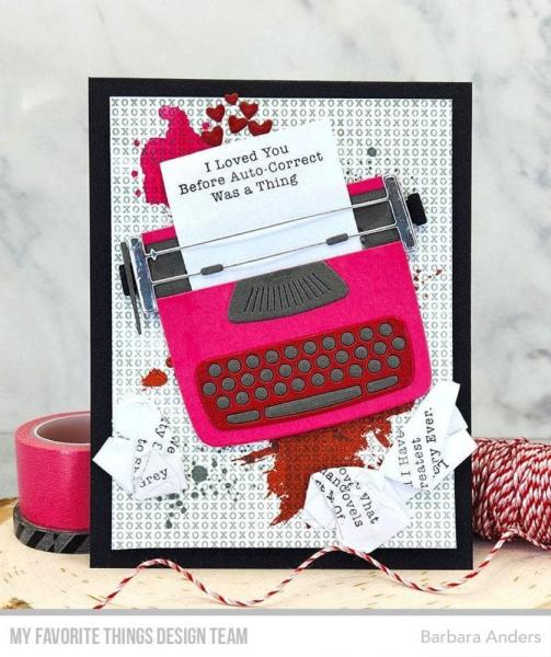 My Favorite Things Die-namics "Typewriter"