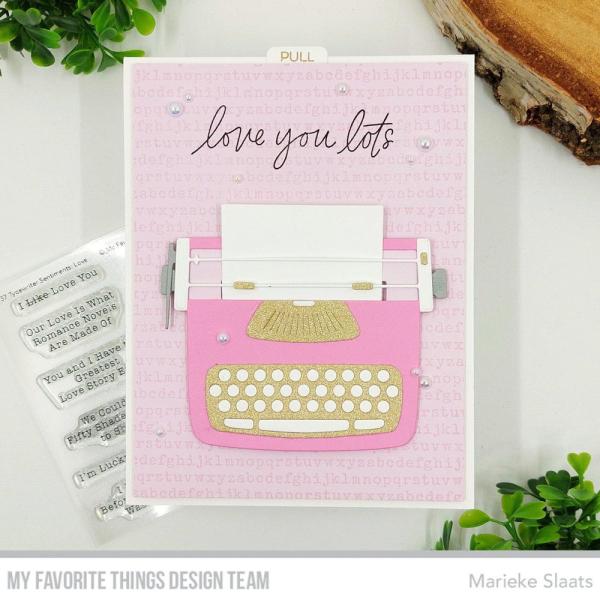 My Favorite Things Die-namics "Typewriter"