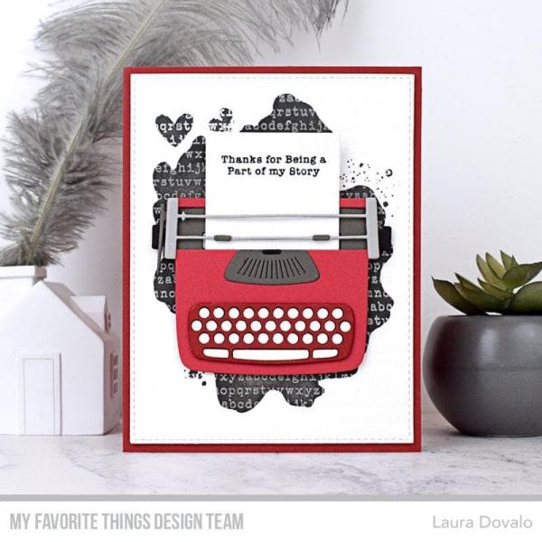 My Favorite Things Die-namics "Typewriter"