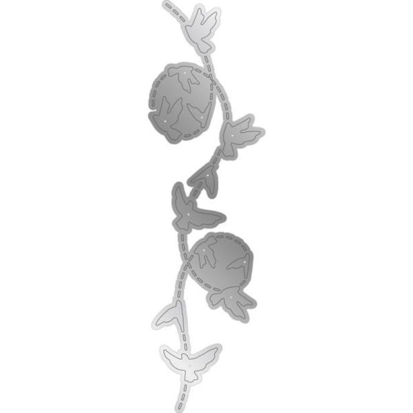 Gemini Confetti Border Stanze In Flight