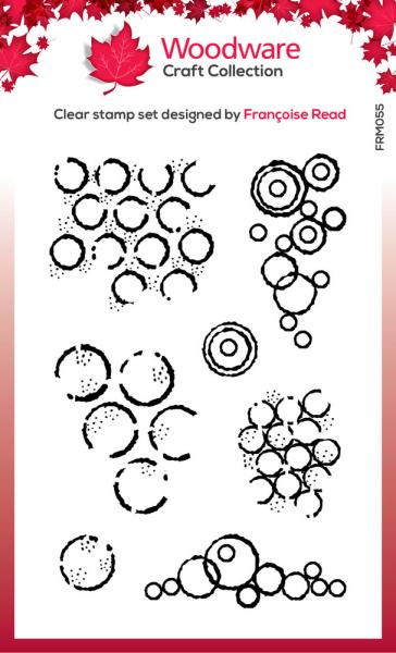 Woodware - Stempel "Circles" Clear Stamps 