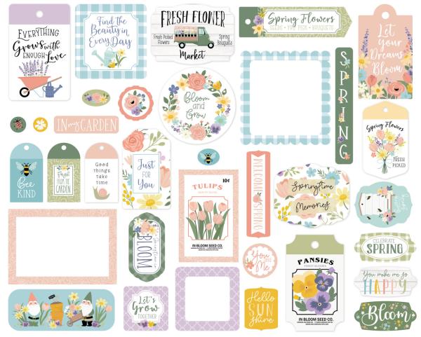 Echo Park - Stanzteile & Anhänger "It's Spring Time" Frames & Tags 