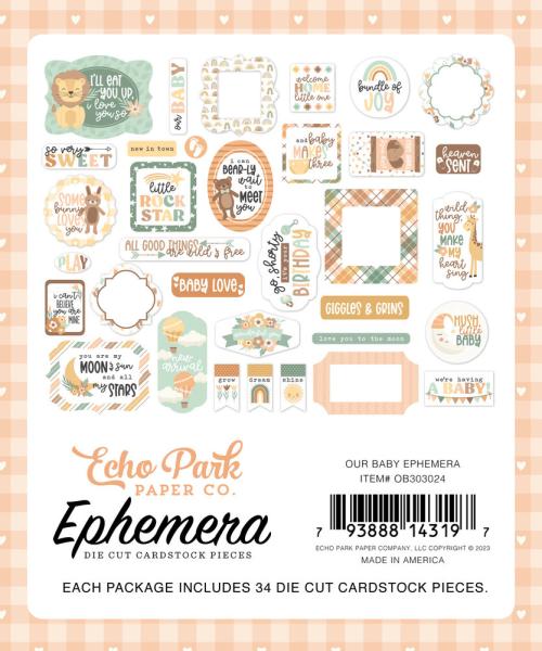 Echo Park - Stanzteile "Our Baby" Empherma