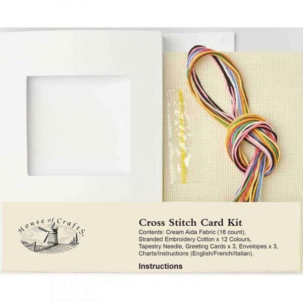 House of Crafts - Bastelkit "Cross Stitch" 