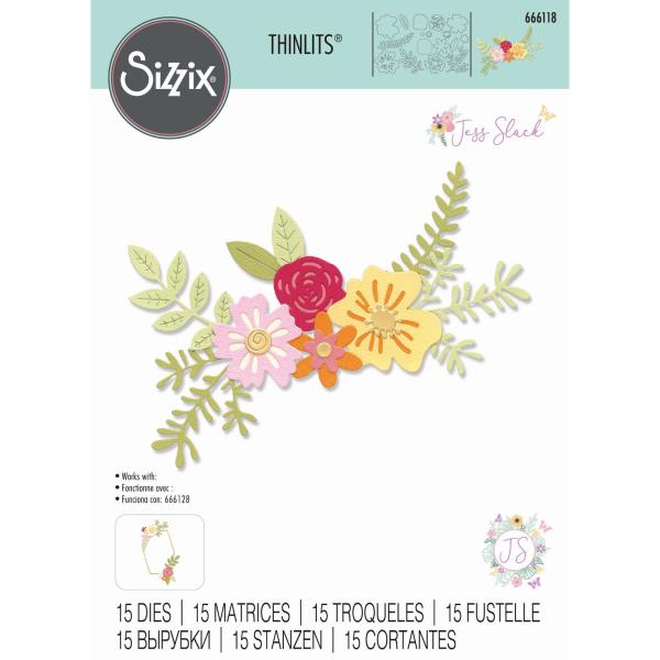 Sizzix - Stanzschablone "Floral Cluster " Thinlits Craft Dies