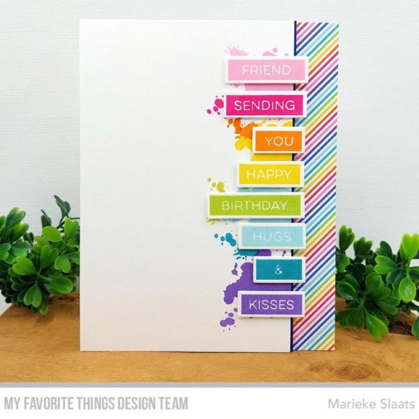 My Favorite Things Stempel "Label Maker Sentiments" Clear Stamp