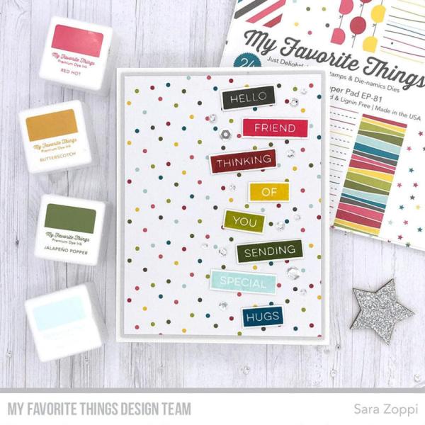 My Favorite Things Stempel "Label Maker Sentiments" Clear Stamp