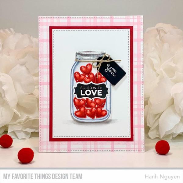 My Favorite Things - Stempel "Plaid" 6x6" Background Clear Stamps