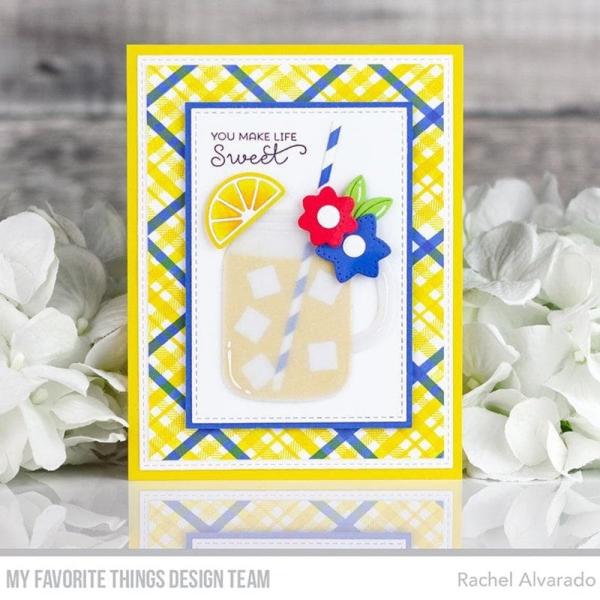 My Favorite Things - Stempel "Plaid" 6x6" Background Clear Stamps