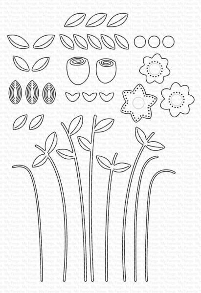 My Favorite Things - Stanzschablone "Fresh-Cut Flowers" Die-namics