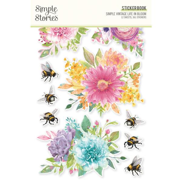 Simple Stories - Aufkleber "Simple Vintage Life in Bloom" Sticker Book
