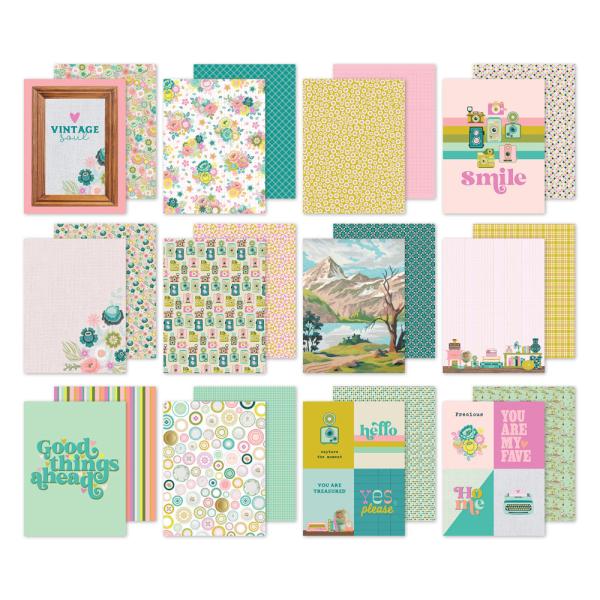 Simple Stories - Designpapier "Flea Market" Paper Pack 6x8 Inch - 24 Bogen