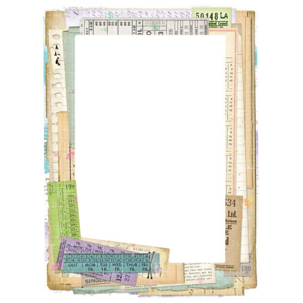 Simple Stories - Chipboard Frames "Vintage Life in Bloom" 