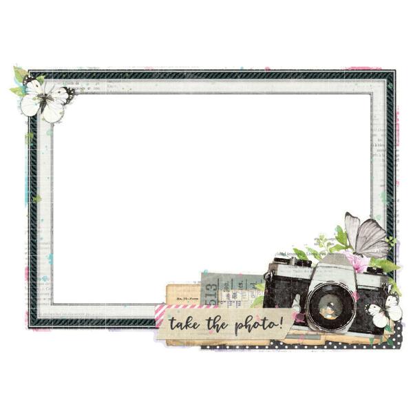 Simple Stories - Chipboard Frames "Vintage Life in Bloom" 