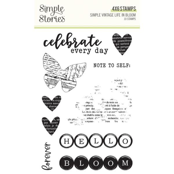 Simple Stories - Stempel "Vintage Life in Bloom" Clear Stamps 