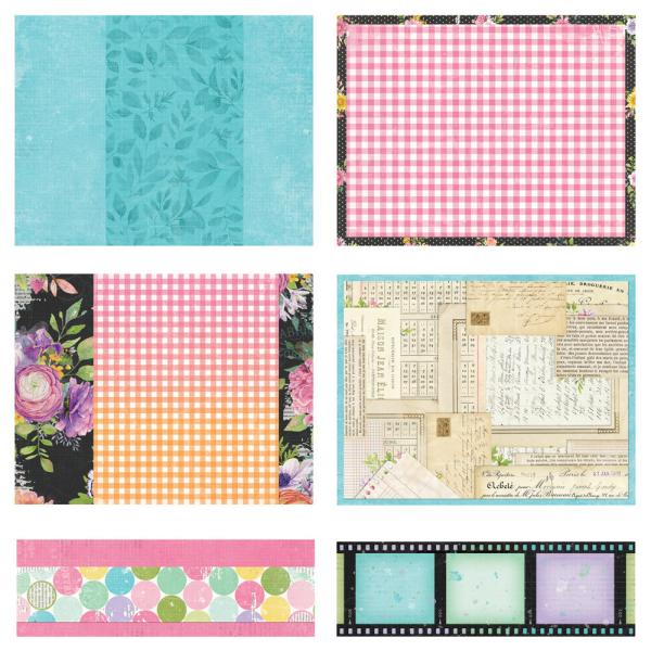 Simple Stories "Vintage Life in Bloom" Simple Cards Kit - Bits & Pieces