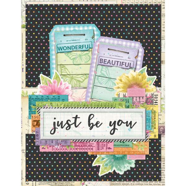 Simple Stories "Vintage Life in Bloom" Simple Cards Kit - Bits & Pieces