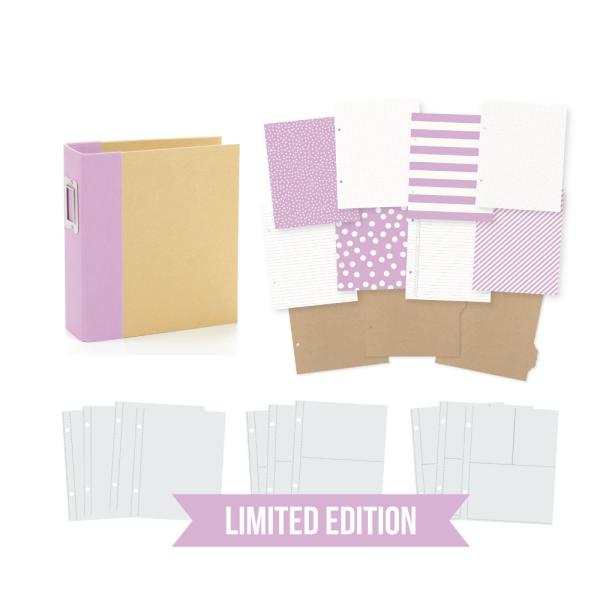Simple Stories SN@P! Binder "Lilac" Album 6x8 Inch