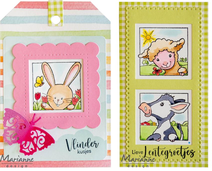 Marianne Design - Stanzschablone "Mini Slimline Squares" Craftables Dies