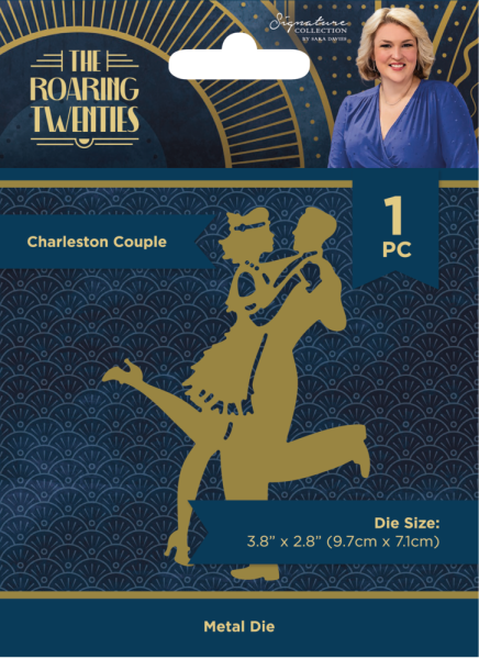 Crafters Companion - Stanzschablone "Charleston Couple" Dies