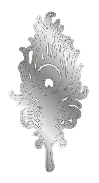 Crafters Companion - Stanzschablone "Fancy Feather" Dies