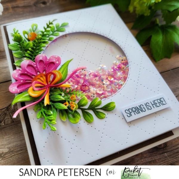 Picket Fence Studios - Stanzschablone "A Bow for Any Reason" Dies 6x6 Inch