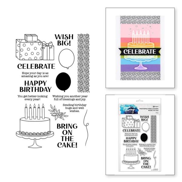 Spellbinders - Stempel "Birthday Basics" Clear Stamps Ranger by Simon Hurley 