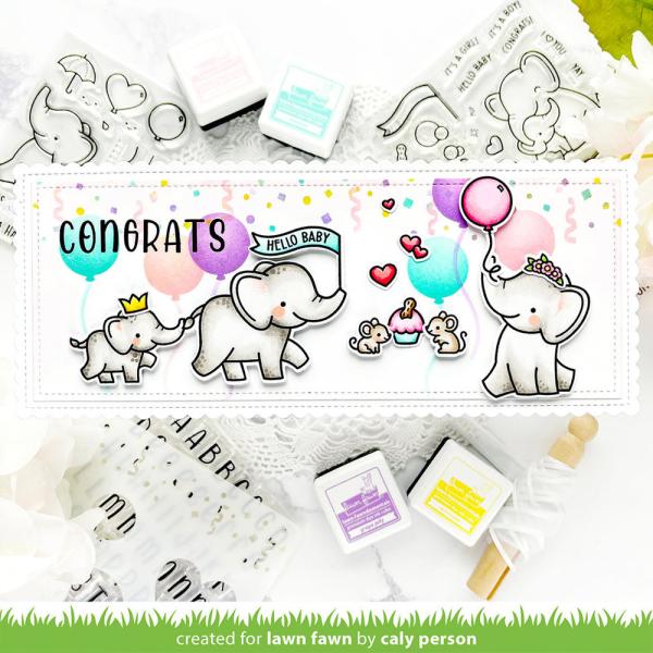 Lawn Fawn - Schablone "Balloons" Stencil