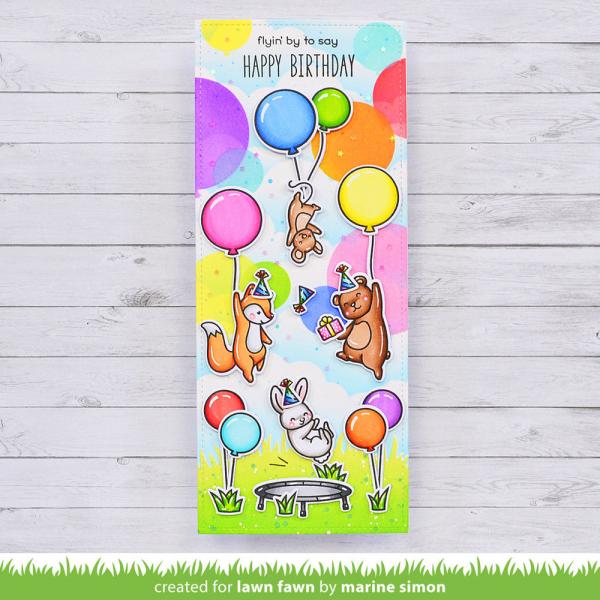 Lawn Fawn - Schablone "Balloons" Stencil