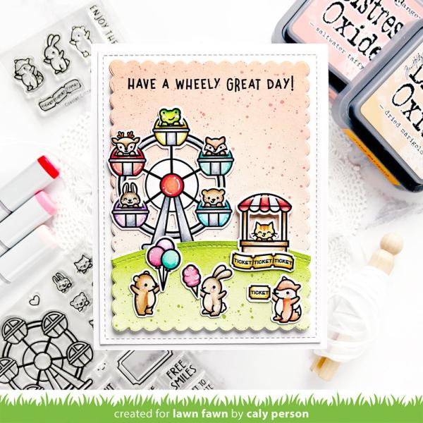 Lawn Fawn - Stempel "Coaster Critters" Clear Stamps