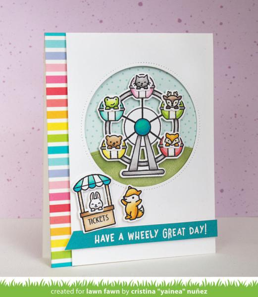 Lawn Fawn - Stempel "Coaster Critters" Clear Stamps