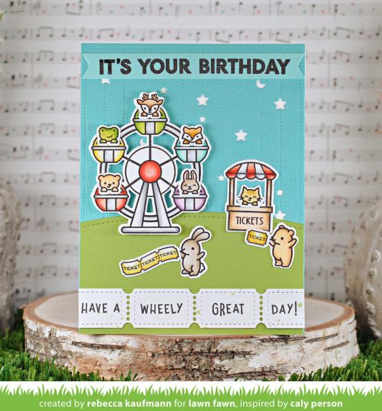 Lawn Fawn - Stempel "Coaster Critters" Clear Stamps