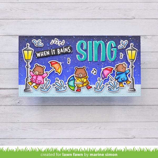 Lawn Fawn - Stempel "Here for You Bear" Clear Stamps