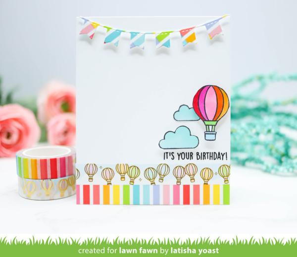 Lawn Fawn - Washi Tape "Up and Away Foiled"