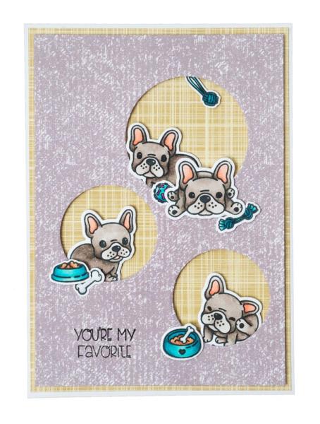 Creative Craft Lab - Studio Light - Stempelset & Stanzschablone "Buddy" Clear Stamps & Dies