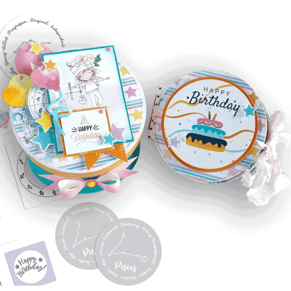 Polkadoodles Stanzteile "Zodiac" Die-Cut Toppers