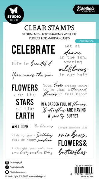 Studio Light - Stempelset "Celebration" Clear Stamps