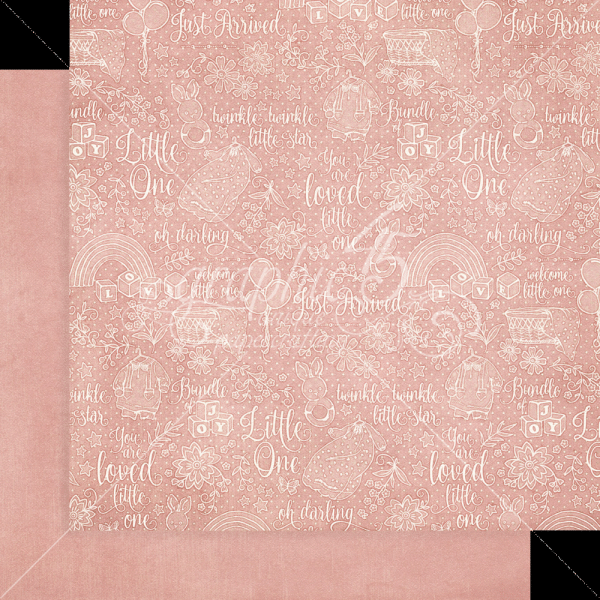 Graphic 45 - Designpapier "Little One" Patterns & Solid Pad 12x12 Inch - 16 Bogen