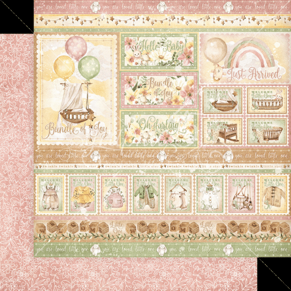 Graphic 45 - Designpapier "Little One" Collection Pack 8x8 Inch - 24 Bogen