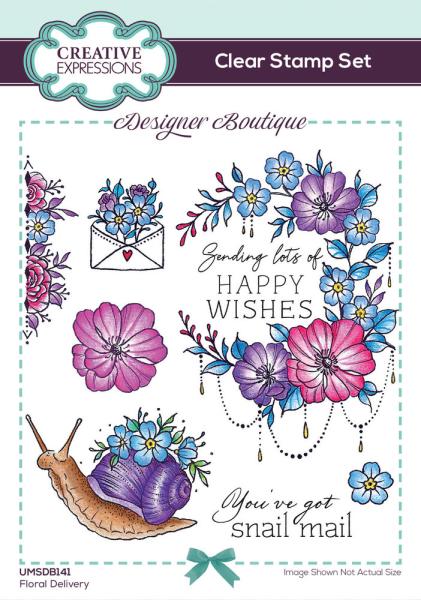 Creative Expressions - Stempelset A6 "Floral Delivery" Clear Stamps