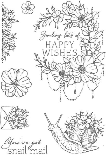 Creative Expressions - Stempelset A6 "Floral Delivery" Clear Stamps