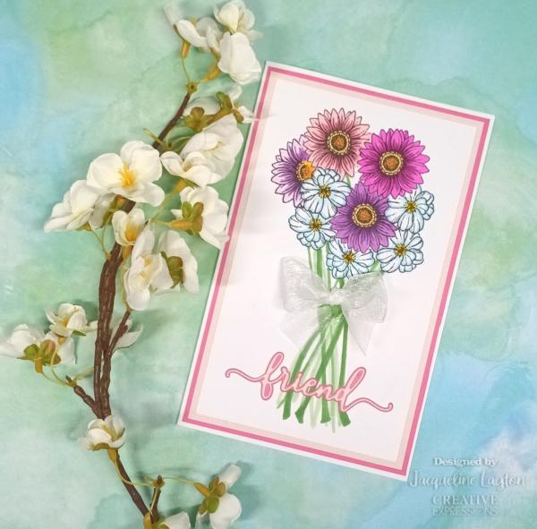 Creative Expressions - Stempelset A6 "Floral Delivery" Clear Stamps