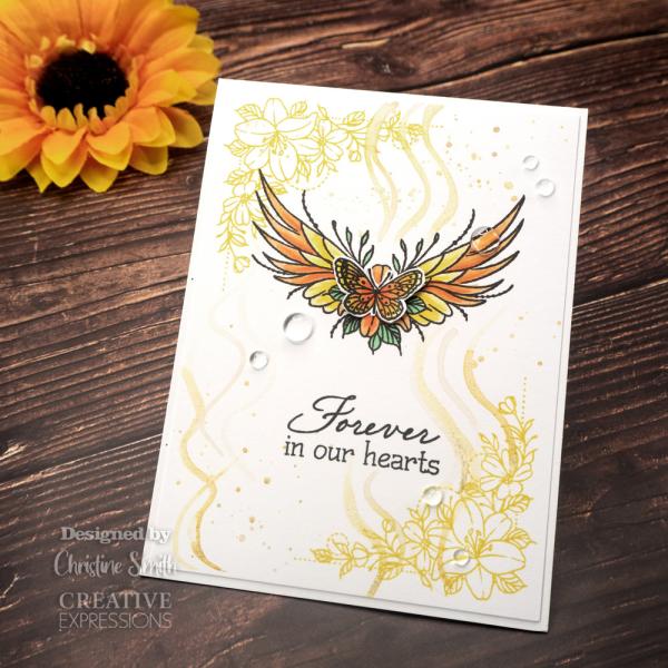 Creative Expressions - Stempelset A6 "Tranquil Garden" Clear Stamps