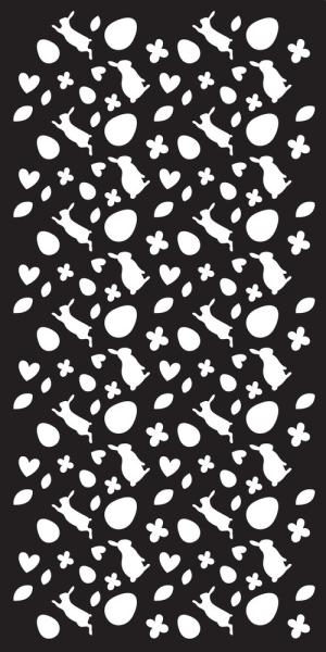 Creative Expressions - Schablone "Happy Hopping" Stencil Slimline
