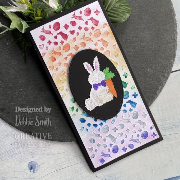 Creative Expressions - Schablone "Happy Hopping" Stencil Slimline